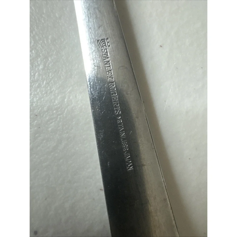 Vintage‎ Nirzanna Stanley Robert's Stainless Sugar Spoon/ Knife Flatware Japan